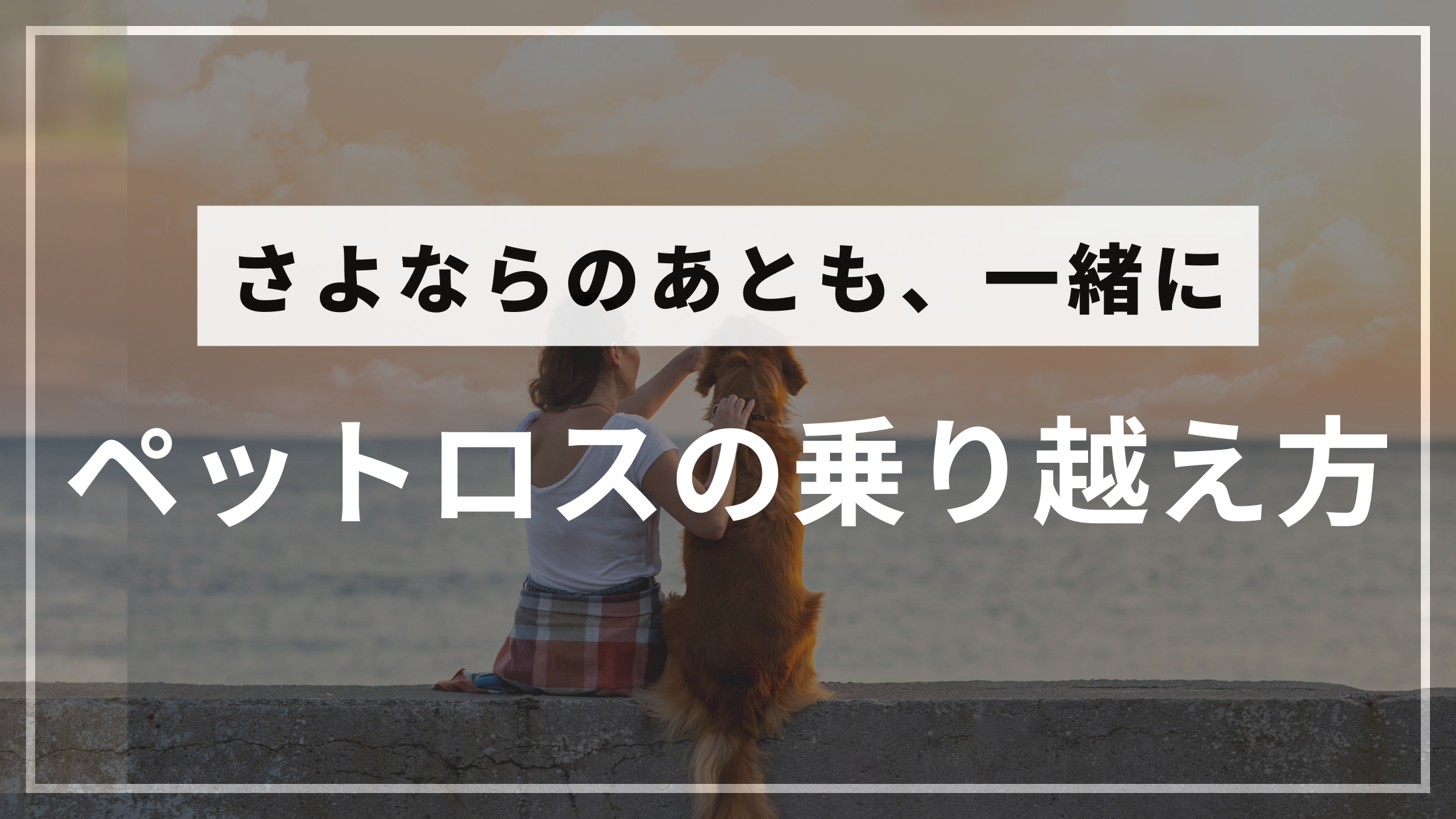 ペット ロス 乗り越え 方